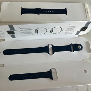 Authentic Apple watchband in true navy  size 42-45